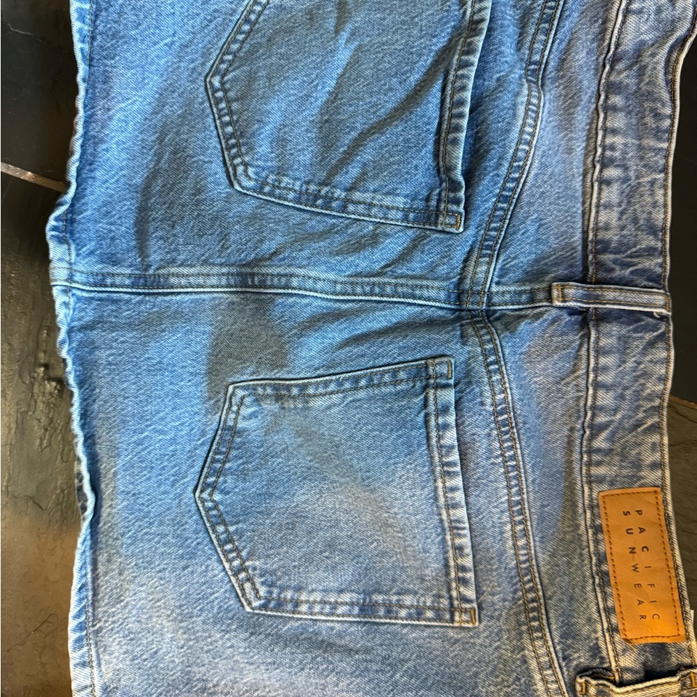 PacSun Light Blue Denim Skirt